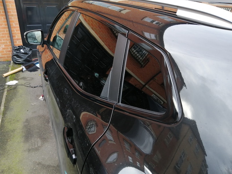 Mobile car de-chrome / chrome delete service in Erdington